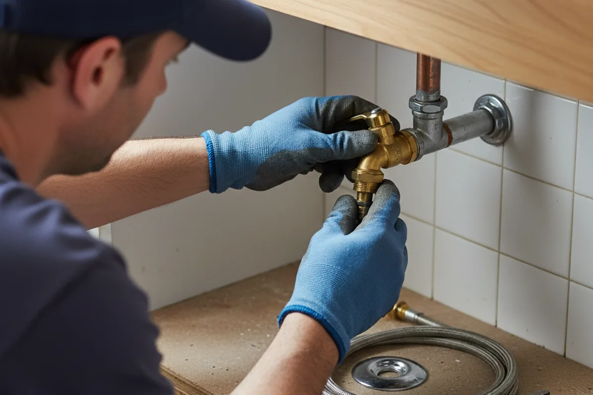 Shutoff valve and fitting work during Repiping in Groveland